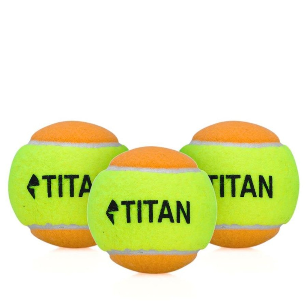 Bola de Beach Tennis Titan - Pack com 03 Unidades
