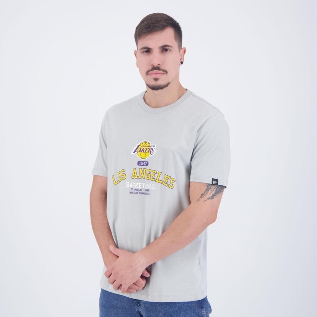 Imagem 3 do produto Camiseta New Era Nba Los Angeles Lakers Club House - Masculina