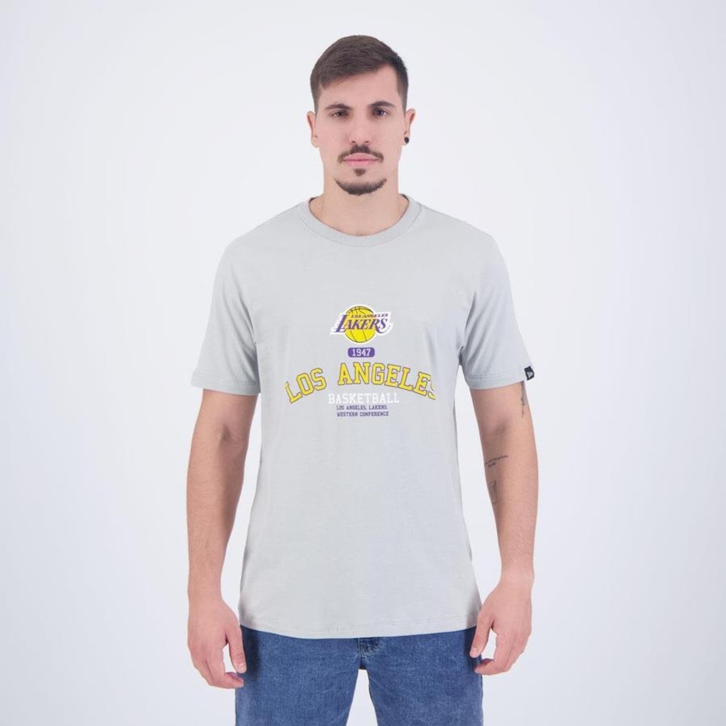 Camiseta New Era Nba Los Angeles Lakers Club House - Masculina