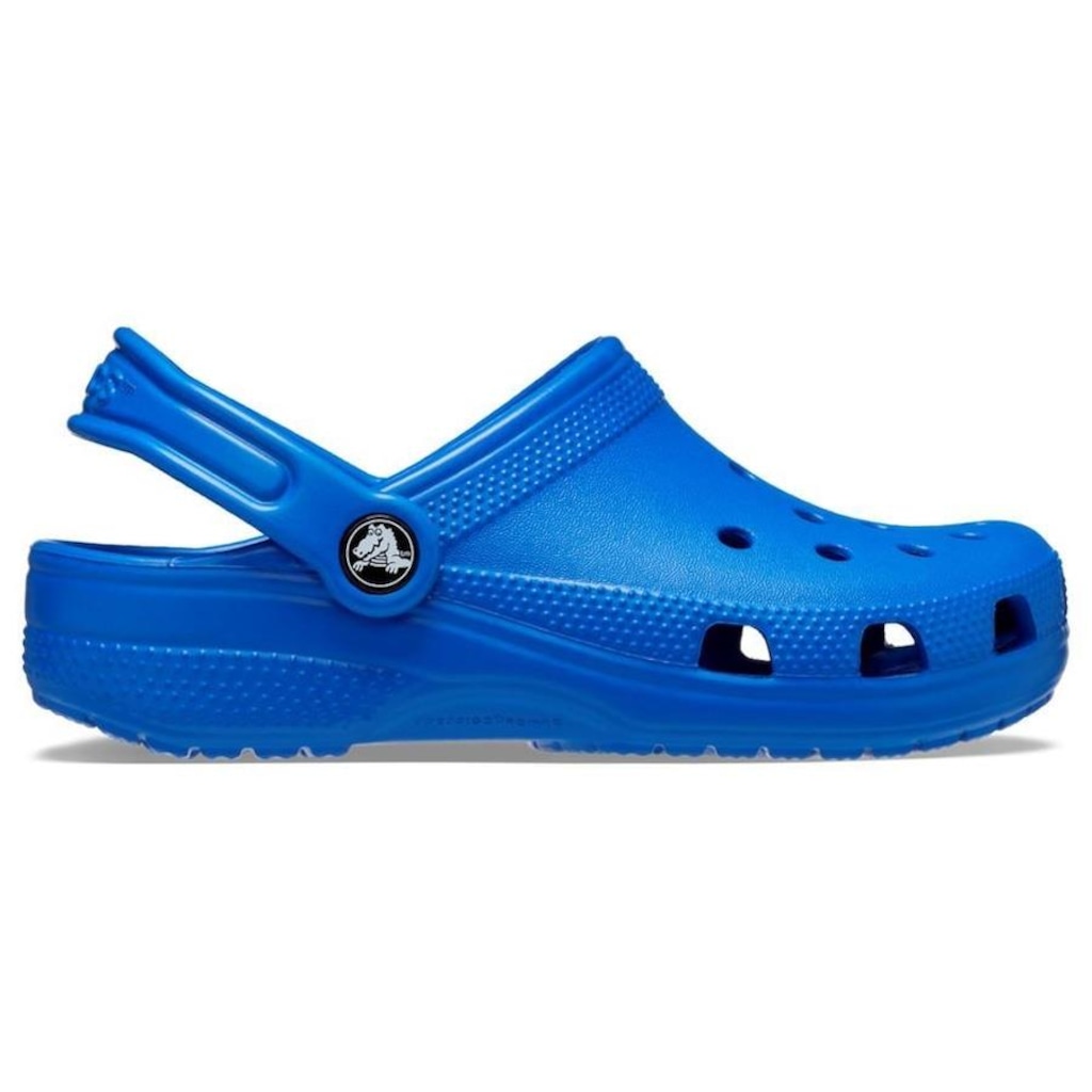 Sandália Crocs Classic Clog Kids Blue Bolt - Infantil