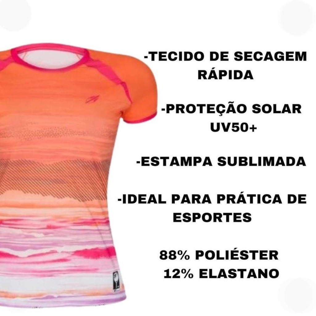 Imagem 4 do produto Camiseta Mormaii Estampada Uv50+ - Feminina