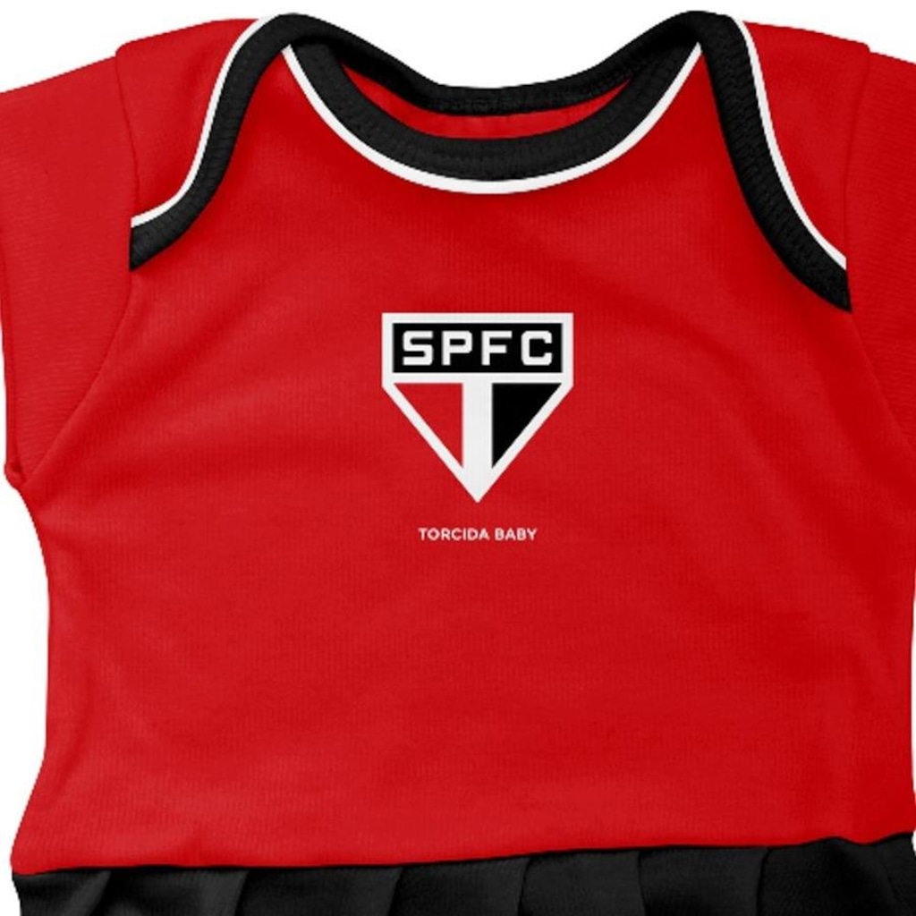Imagem 2 do produto Body Vestido do São Paulo Torcida Baby Oficial - Infantil