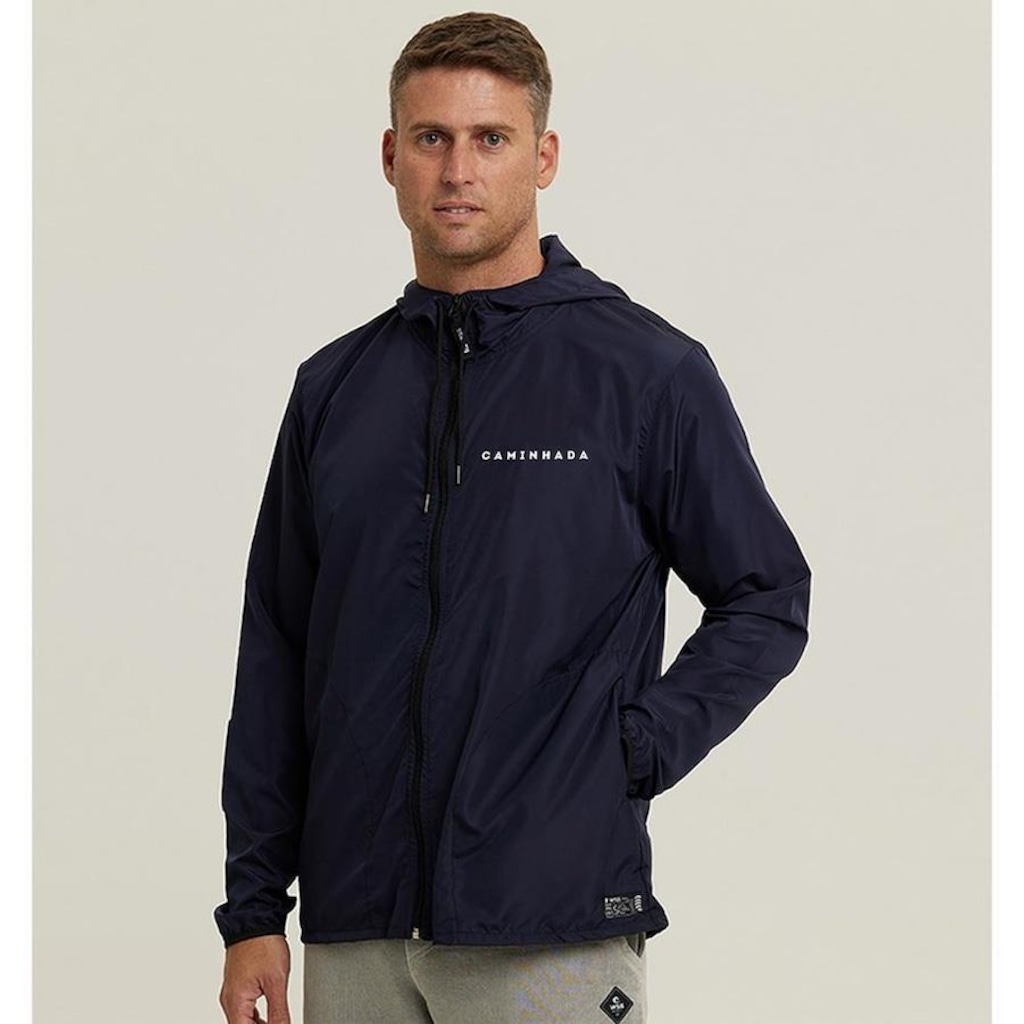 Imagem 2 do produto Jaqueta Corta Vento com Capuz Impermeável Masculina Web Surf Shop Caminhada