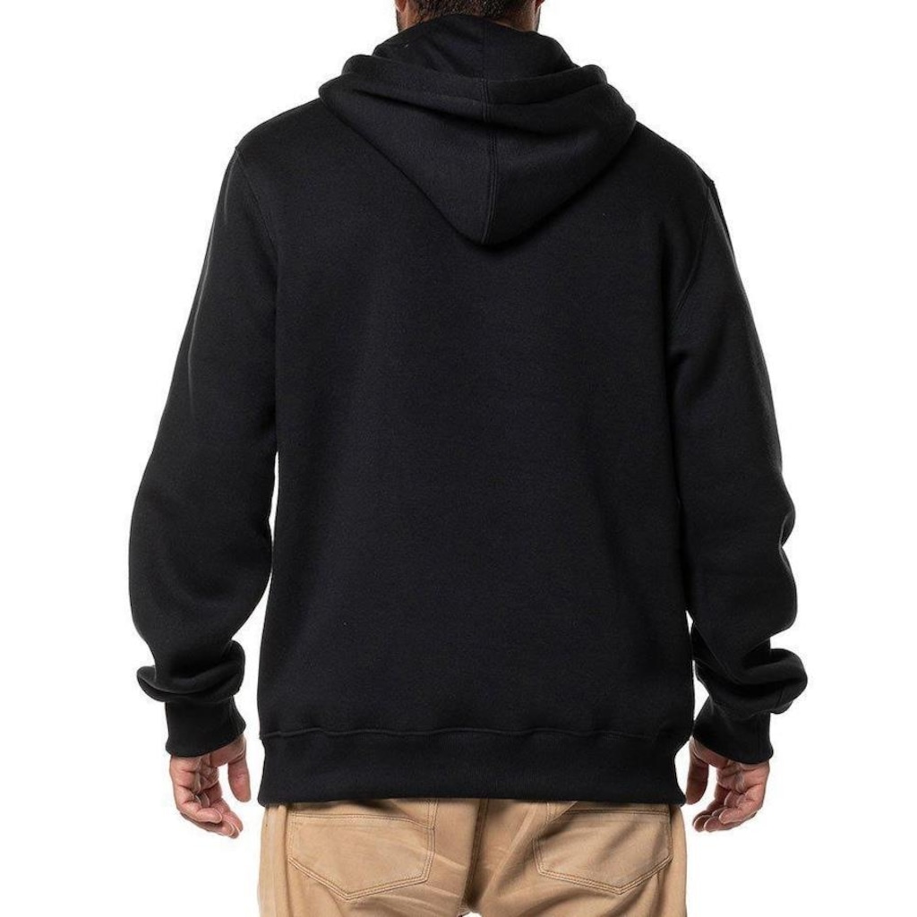 Imagem 2 do produto Blusão de Moletom Quiksilver Canguru Metal Comp Logo - Masculino