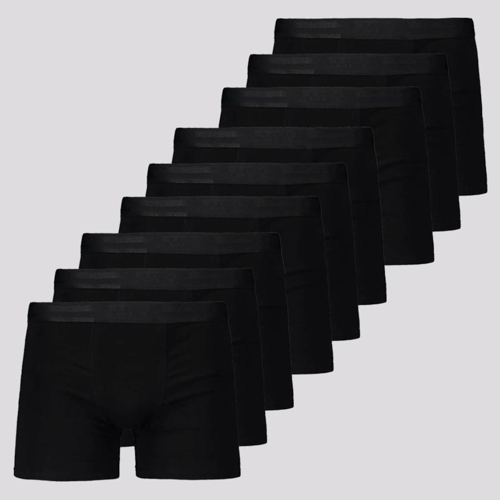 Cueca Boxer Lupo Elastic Soft -  9 Unidades - Adulto
