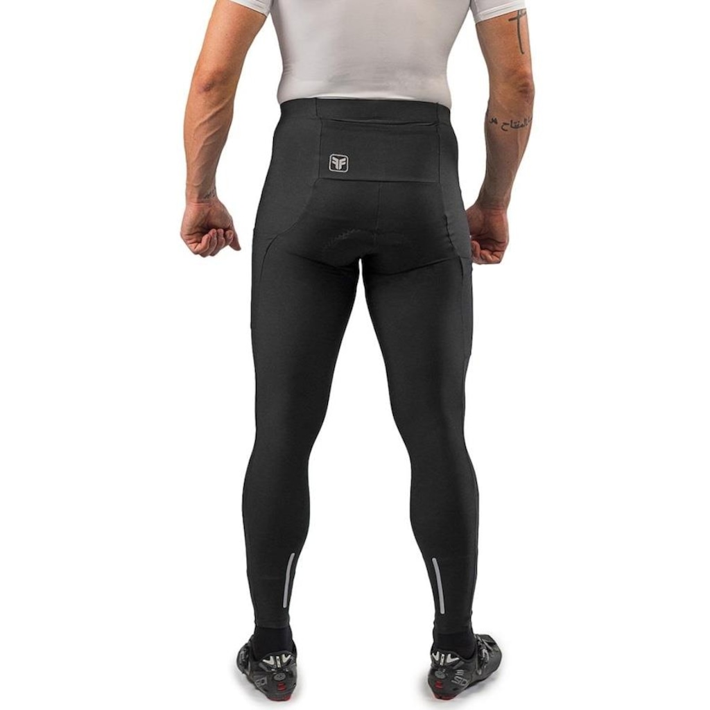 Imagem 2 do produto Calça de Ciclismo Masculina Free Force Basic com 3 Bolsos