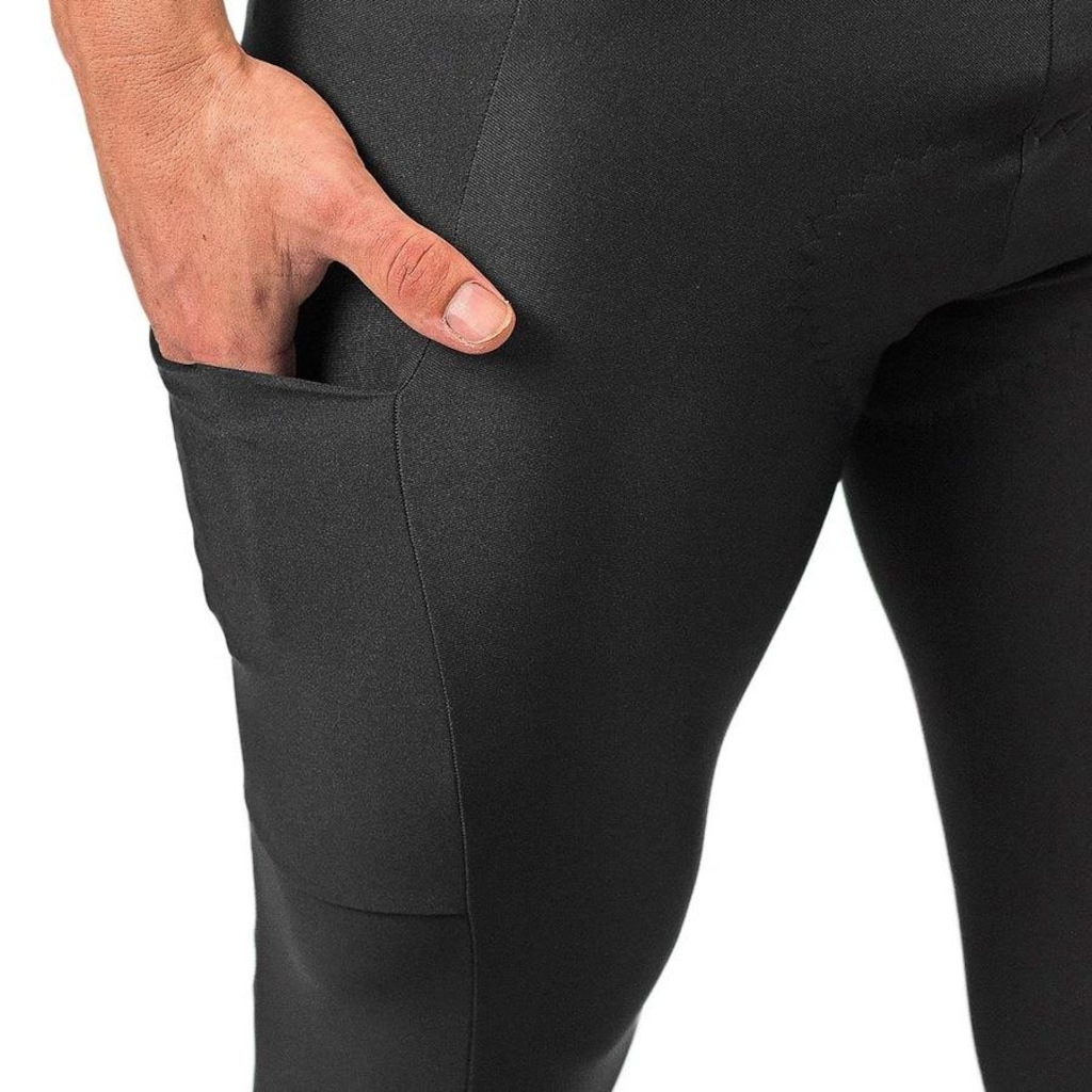 Imagem 3 do produto Calça de Ciclismo Masculina Free Force Basic com 3 Bolsos