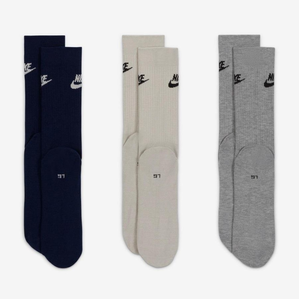 Imagem 3 do produto Meia Nike Sportswear Everyday Essential - 3 Pares - Unissex