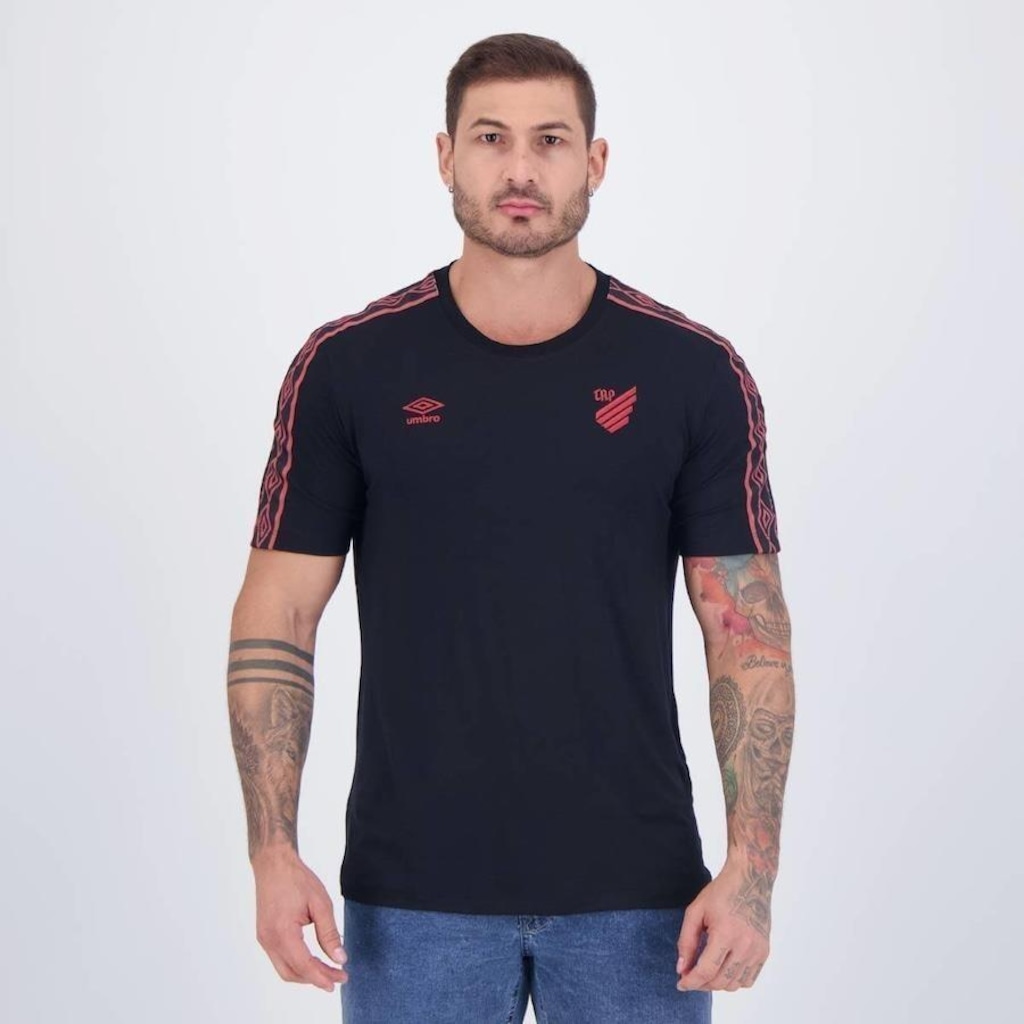 Camisa do Athlético Paranaense Concentração 2024 Umbro - Masculina