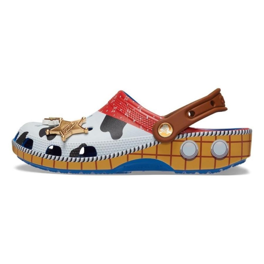 Sandália Crocs Classic Toy Story Woody Clog - Adulto - Foto 1