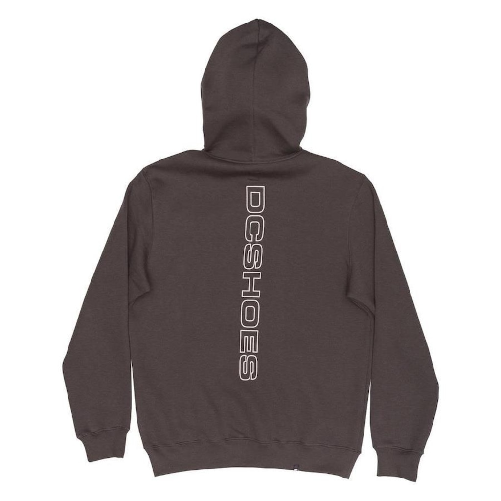 Imagem 4 do produto Blusão de Moletom DC Shoes Canguru Fb Outline - Masculino