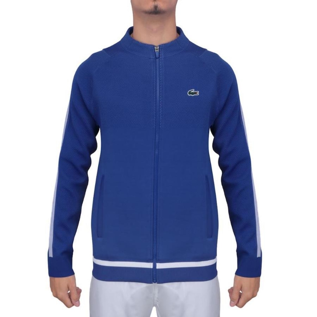 Jaqueta Lacoste Esportiva Tennis Novak Djokovic - Masculina - Foto 1