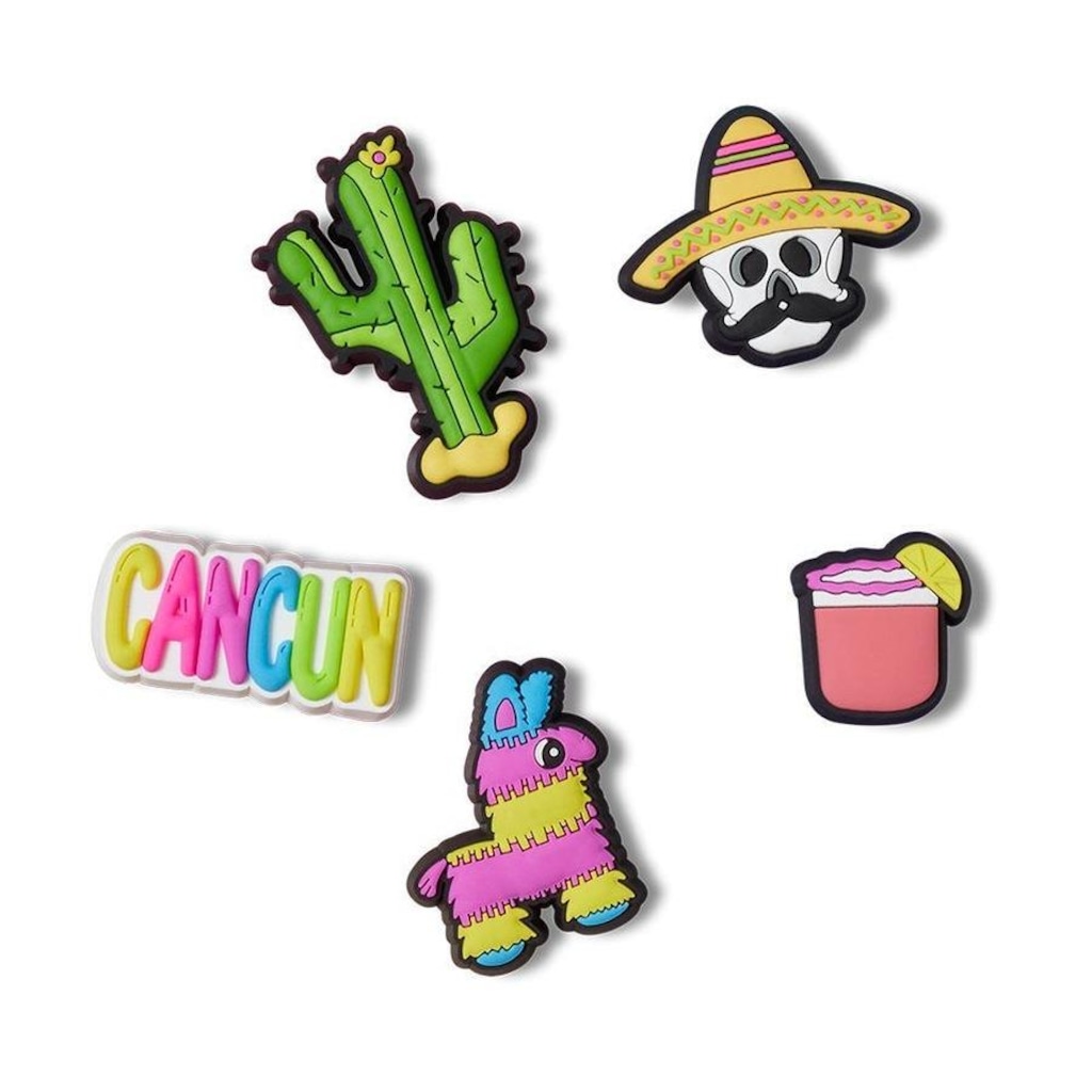 Kit Jibbitz? Crocs Olá México Pack com 5 Peças