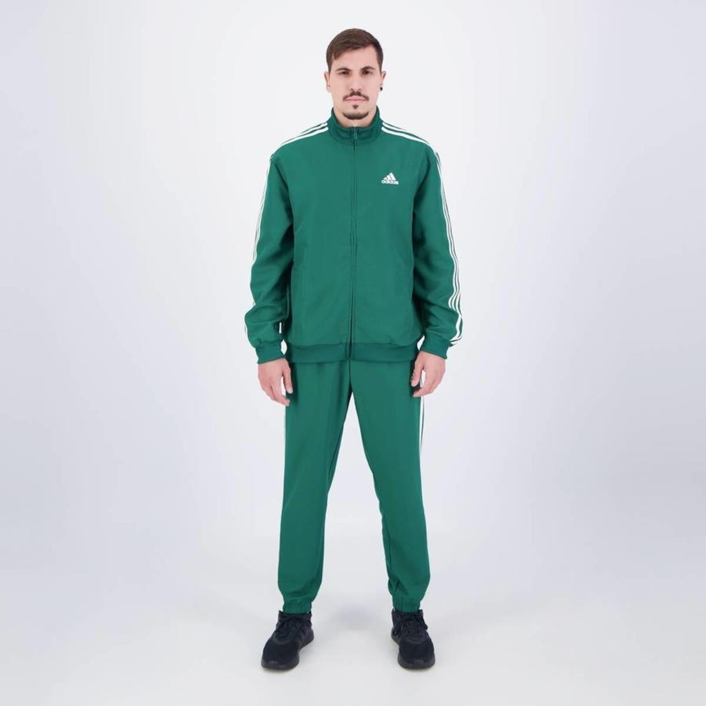 Agasalho adidas 3 Stripes - Masculino - Foto 1