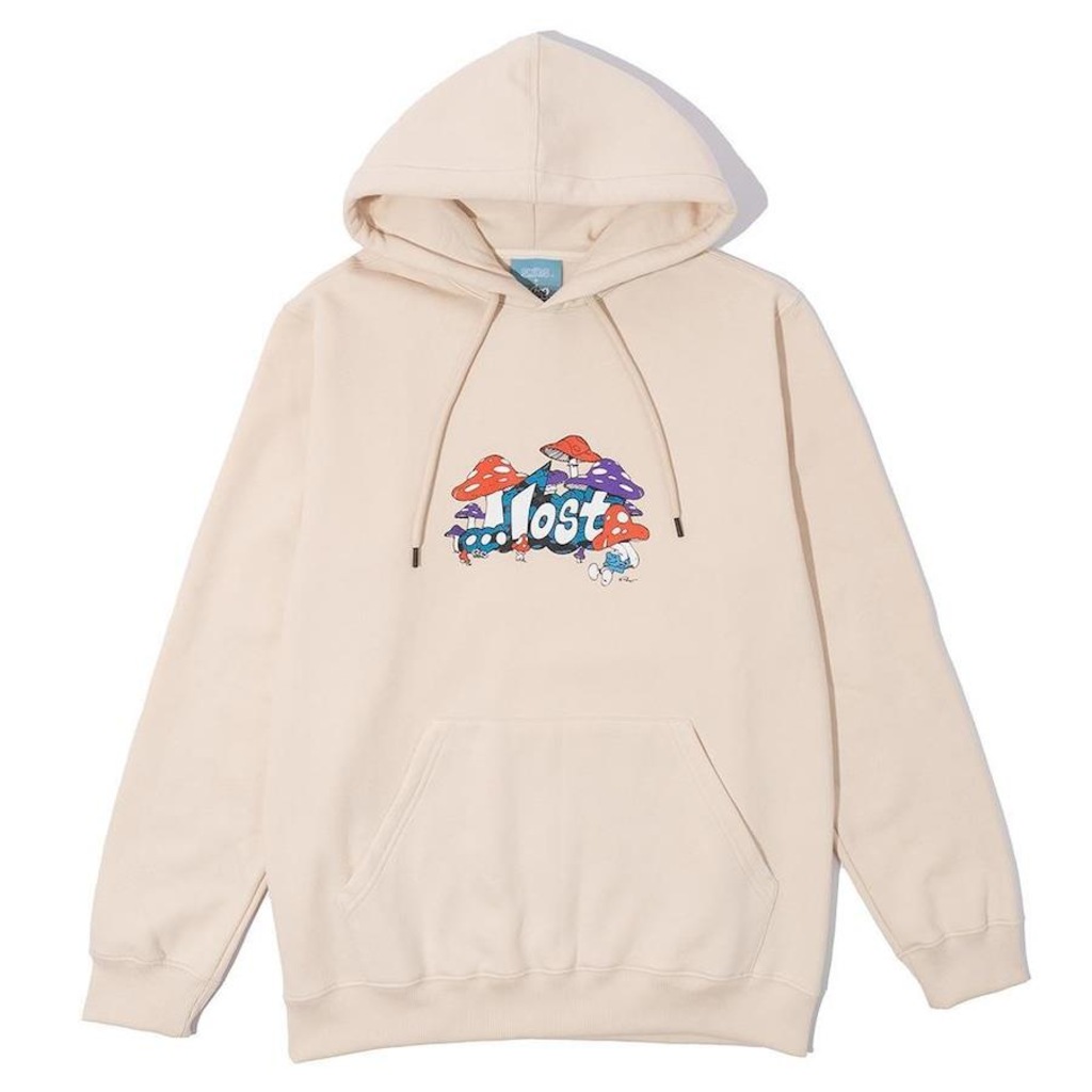 Blusão de Moletom com Capuz Lost Canguru Mushroom - Masculino