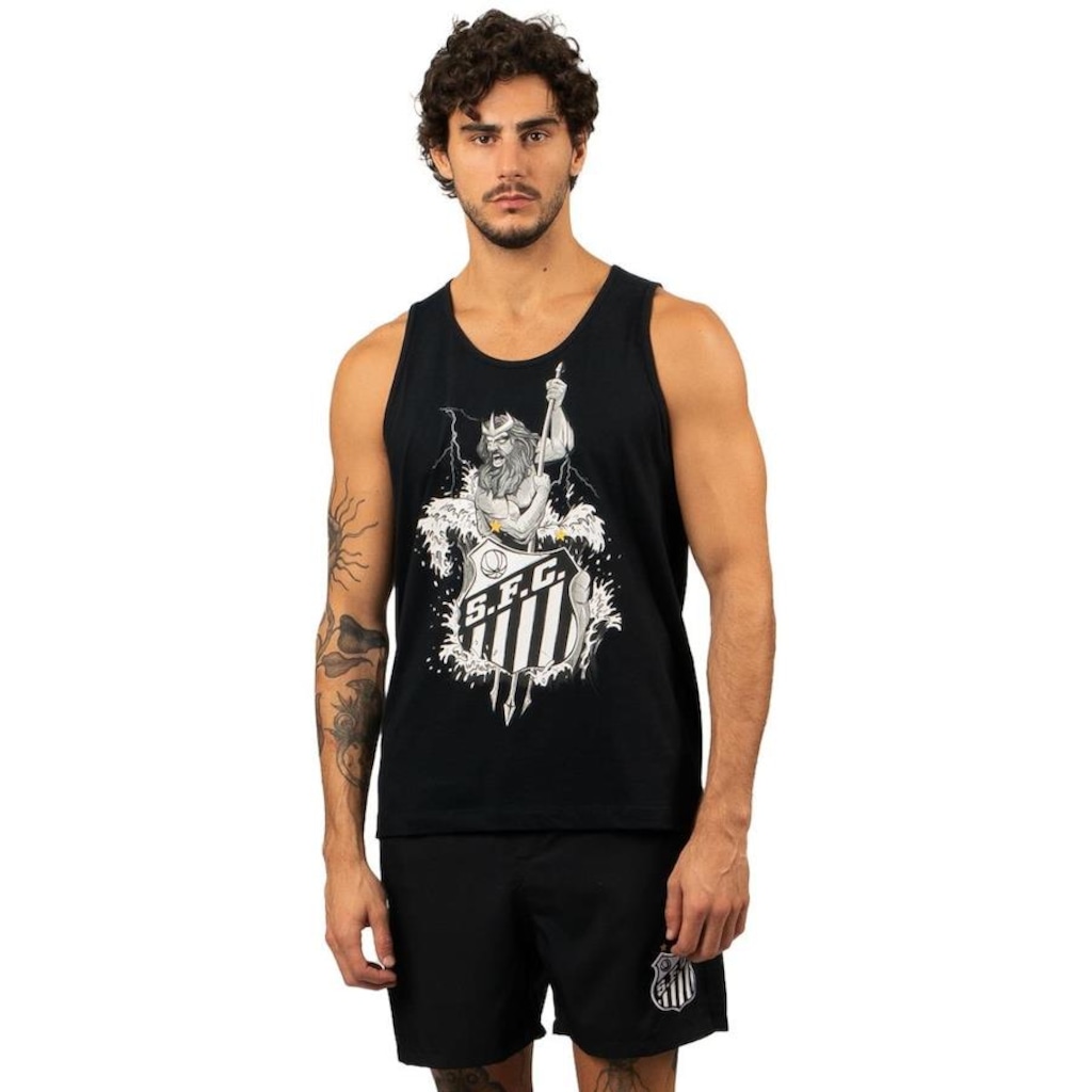 Imagem 5 do produto Camiseta Regata do Santos Surf Center Oficial Netuno - Masculina