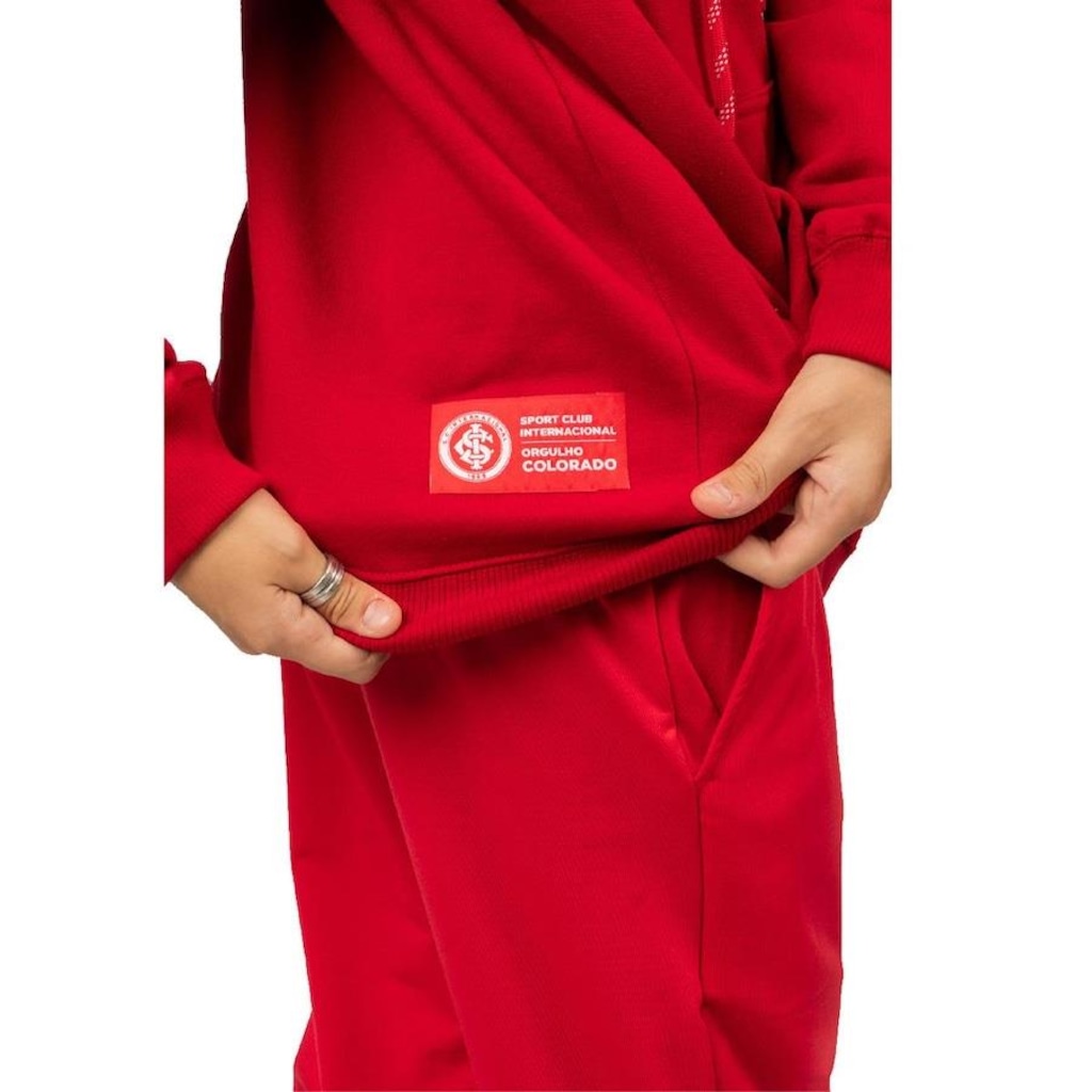 Imagem 3 do produto Blusão de Moletom Canguru do Internacional Surf Center Escudo Bordado - Infantil