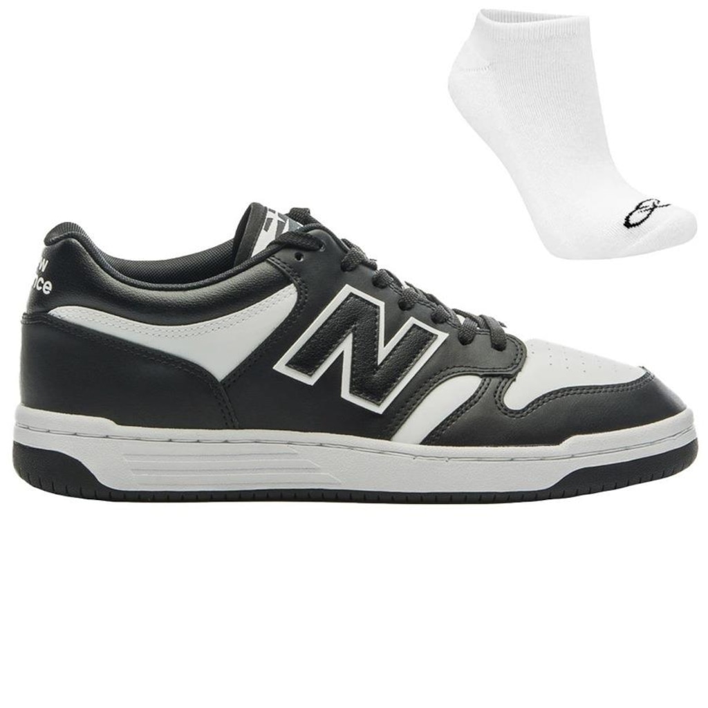 Kit Tênis New Balance 480 Low + Meia - Masculino