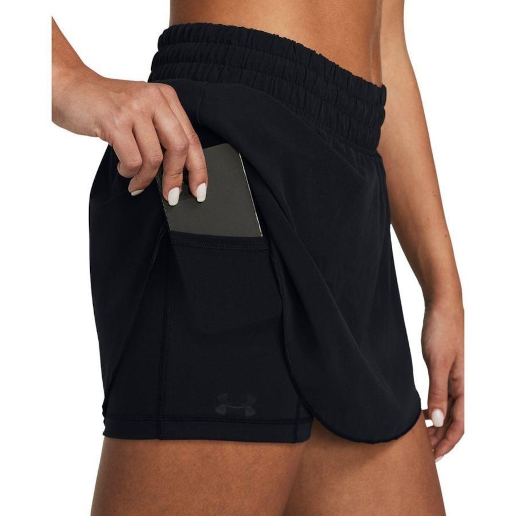 Imagem 3 do produto Shorts Saia de Treino Feminino Under Armour Flex Woven Skort - Under Armour