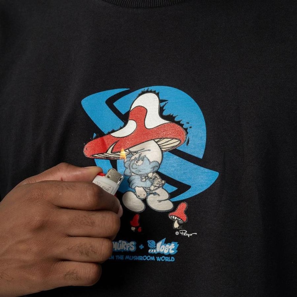 Imagem 2 do produto Camiseta Lost Angry Smurf - Masculina