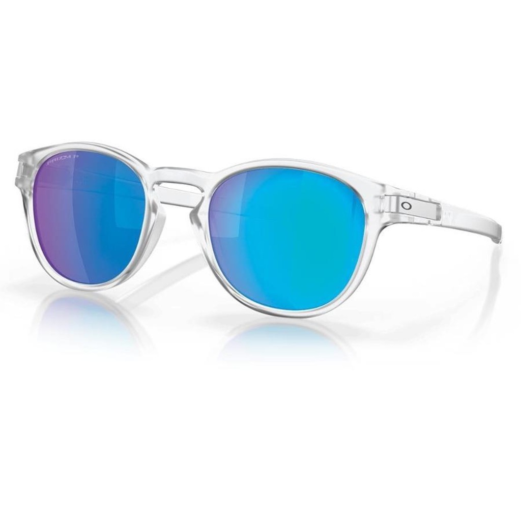 Imagem 1 do produto Óculos de Sol Unissex Oakley Latch Matte Clear Prizm Sapphire