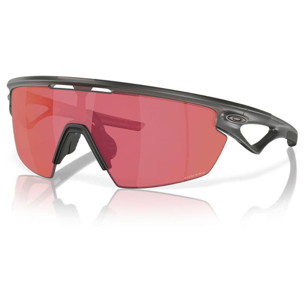 Óculos de Sol Unissex Oakley Spheara Matte Grey Smoke Prizm Trail Torch