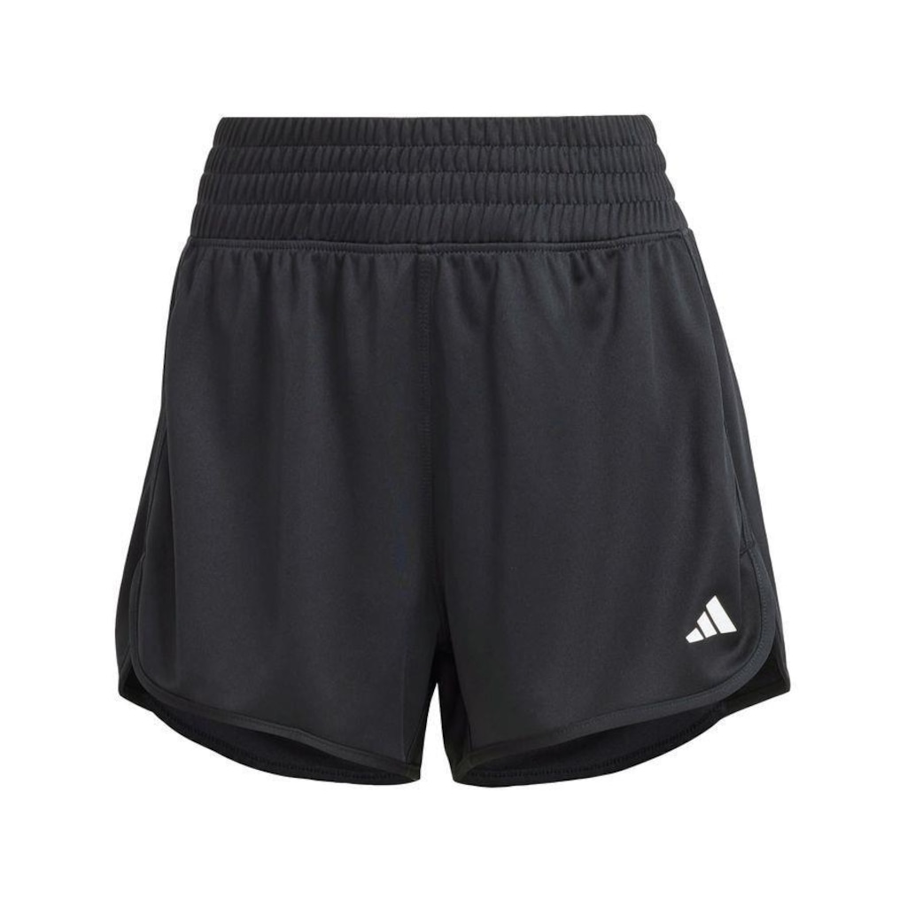 Shorts adidas Malha Cintura Alta Pacer Essentials - Feminino