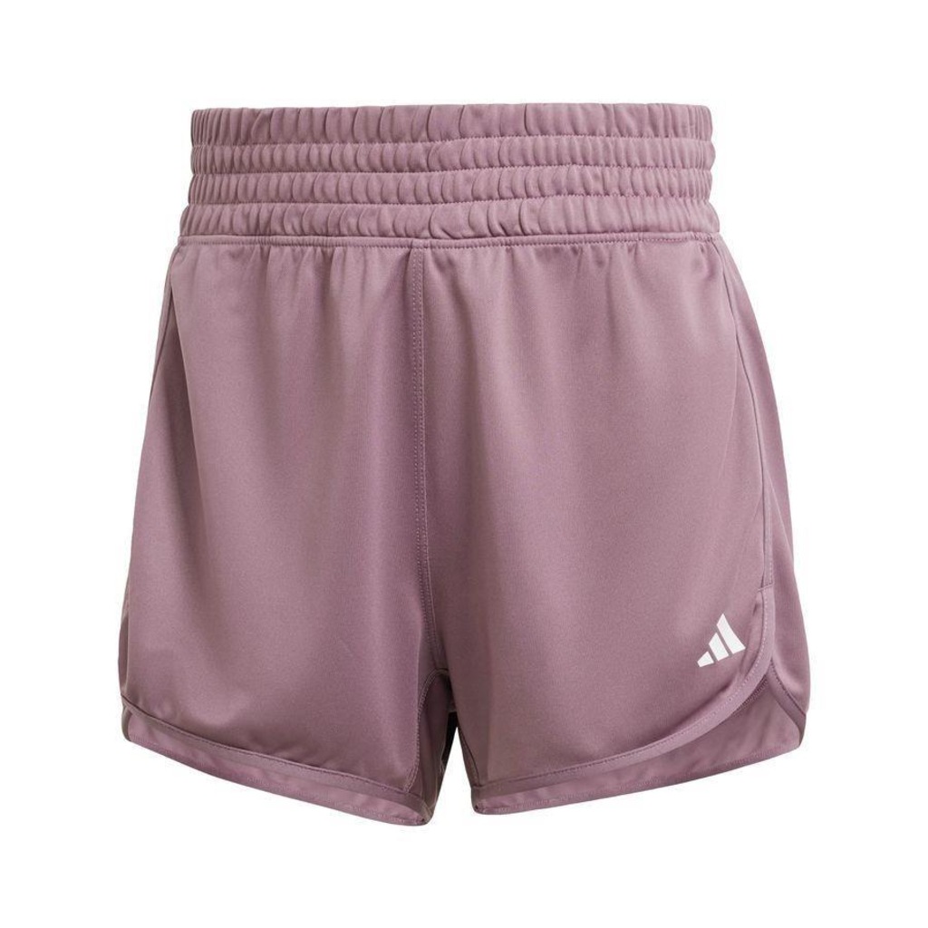 Shorts adidas Malha Cintura Alta Pacer Essentials - Feminino - Foto 1