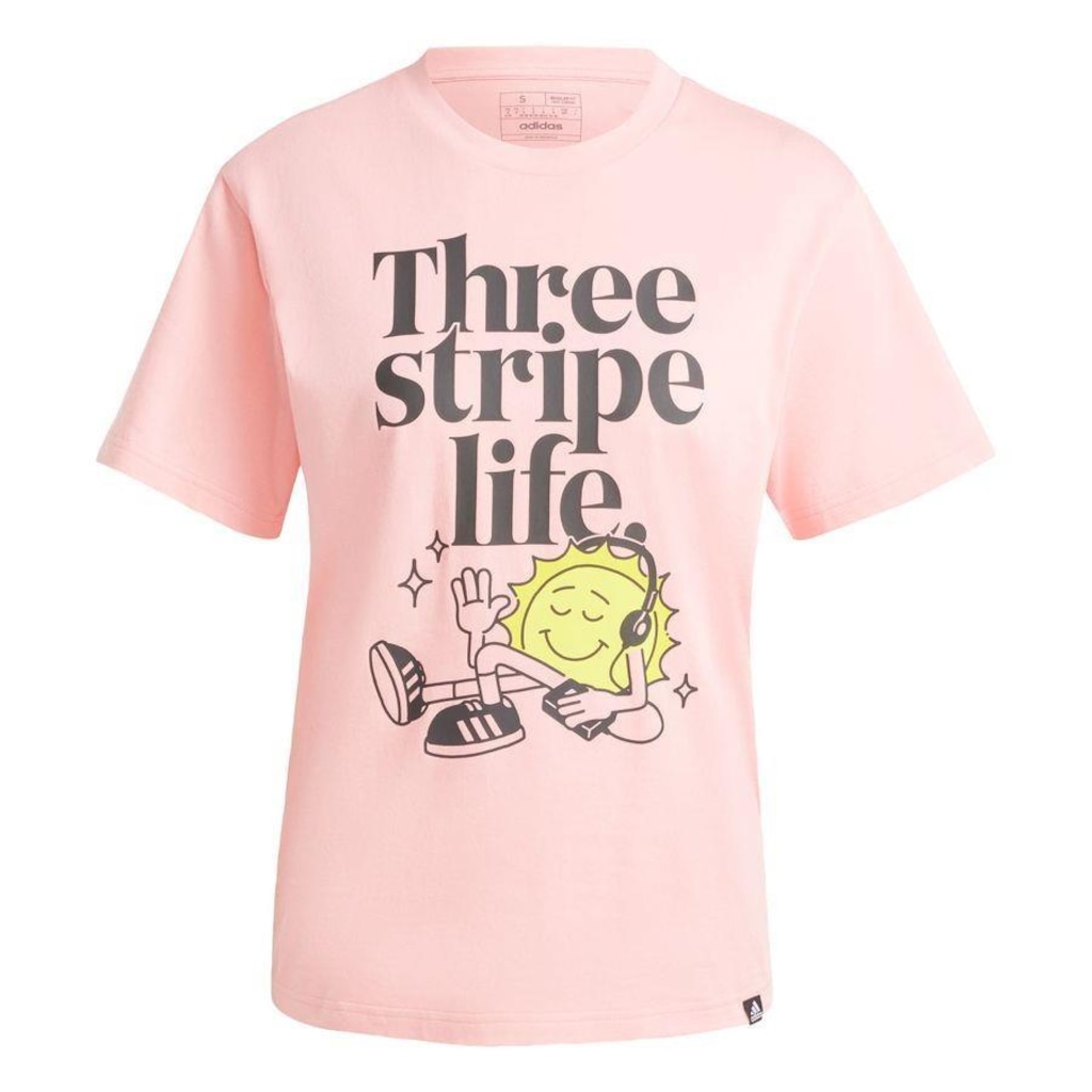 Imagem 1 do produto Camiseta adidas Estampada Positivity - Feminina