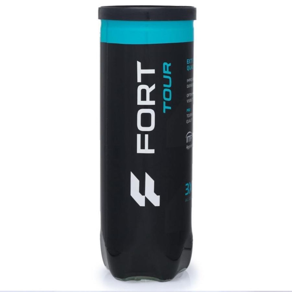 Bola de Tênis Fort Tour Tubo com 3 Bolas