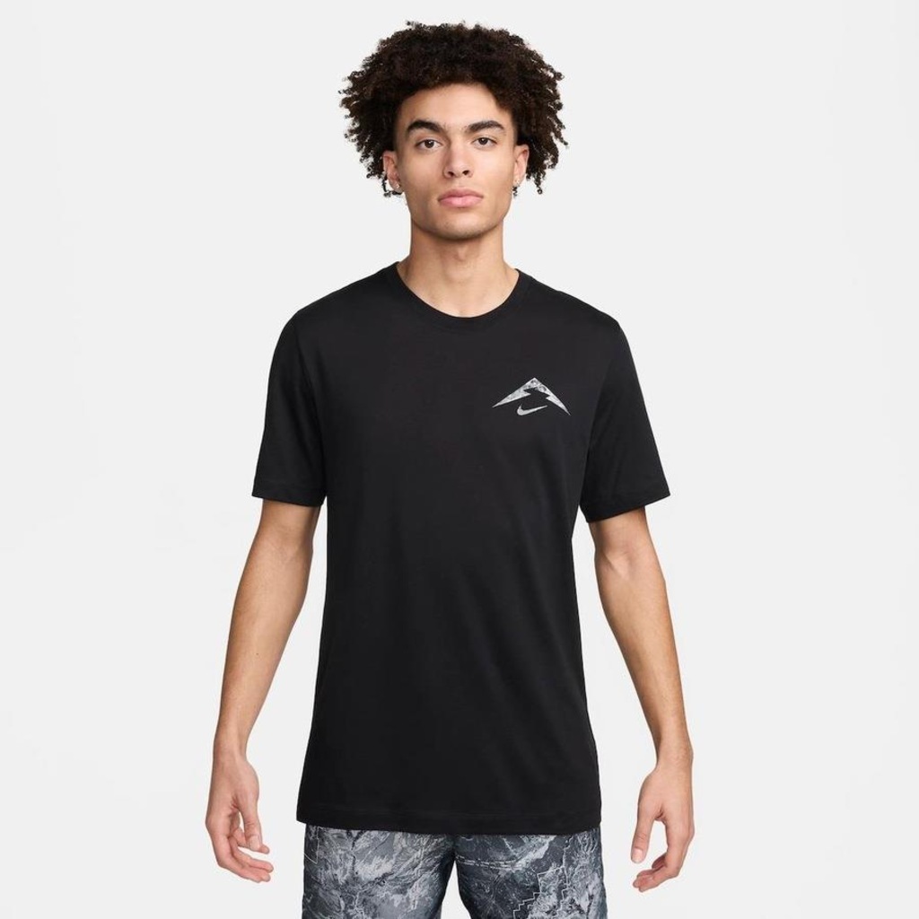 Camiseta Nike Dri-Fit Trail - Masculina - Foto 1