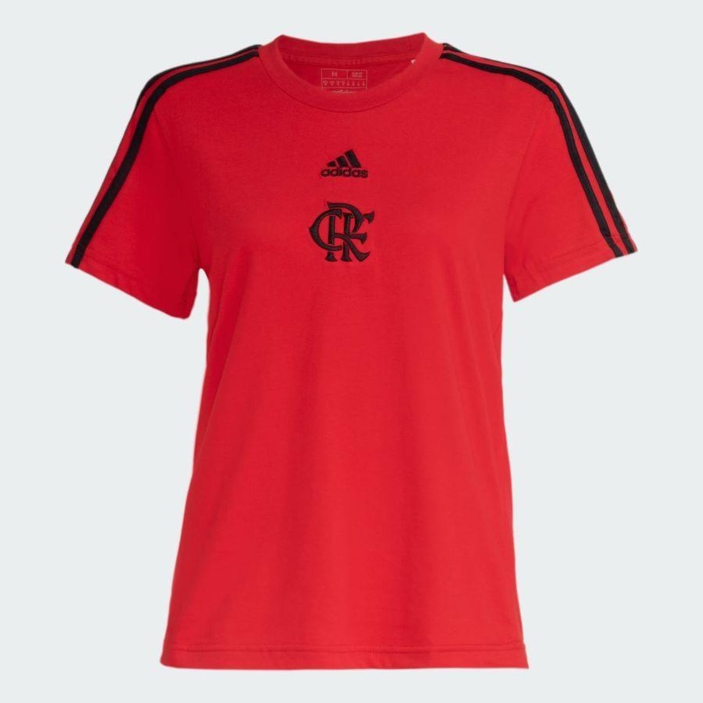 Imagem 2 do produto Camiseta do Flamengo Crf Wmn 3S Tee adidas - Feminina