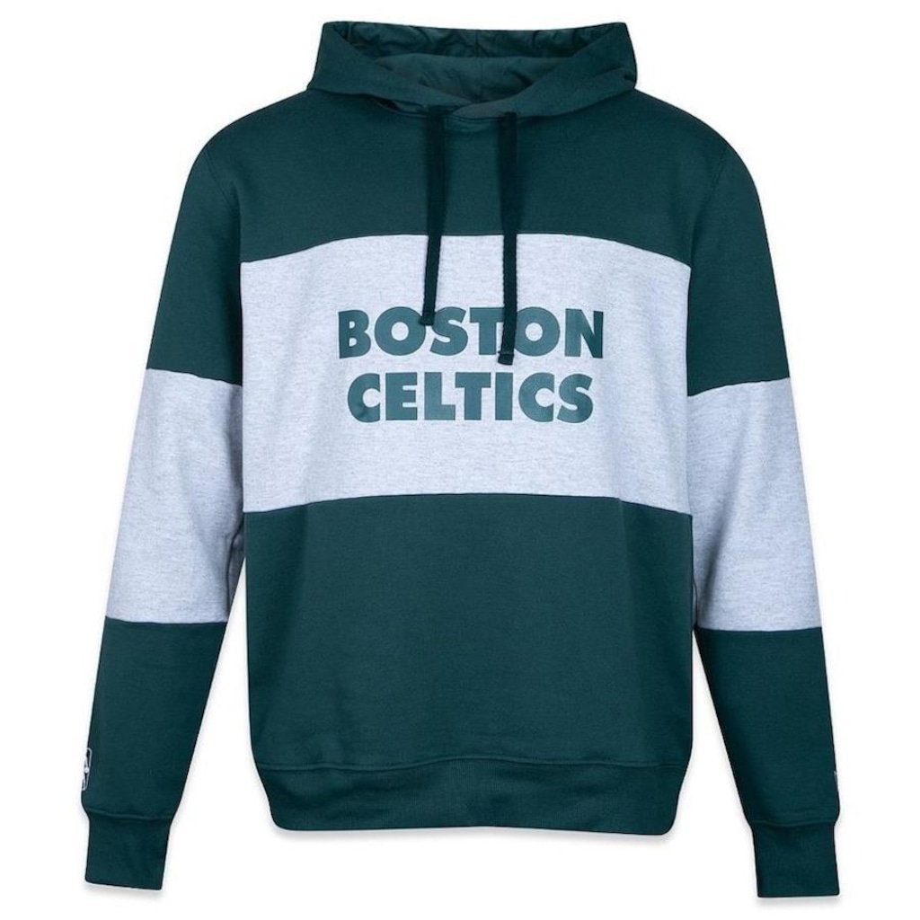 Blusão De Moletom Canguru New Era Boston Celtics All Classic - Masculino