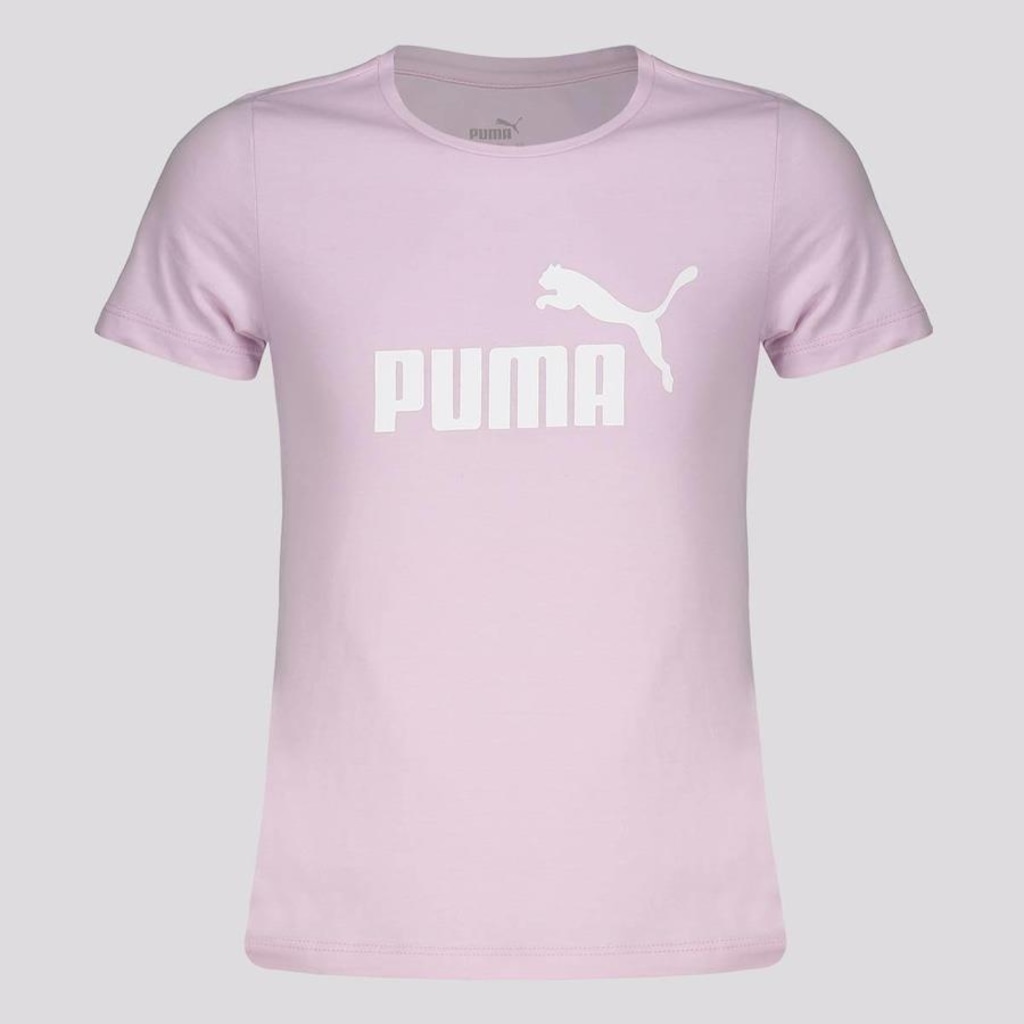 Camiseta Puma Ess Logo - Infantil - Foto 1