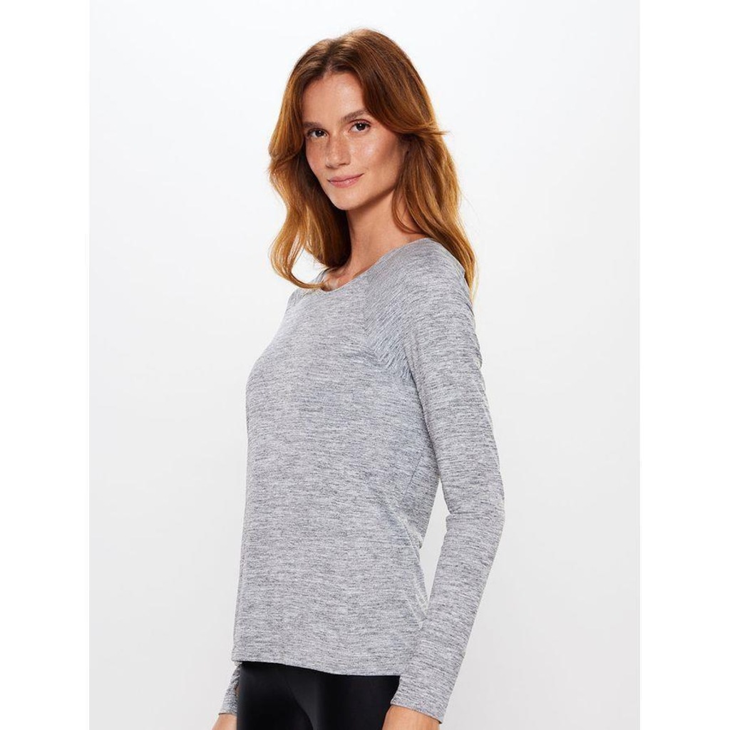 Imagem 4 do produto Camiseta Manga Longa Bodyforsure Lisa Essentialis - Feminina