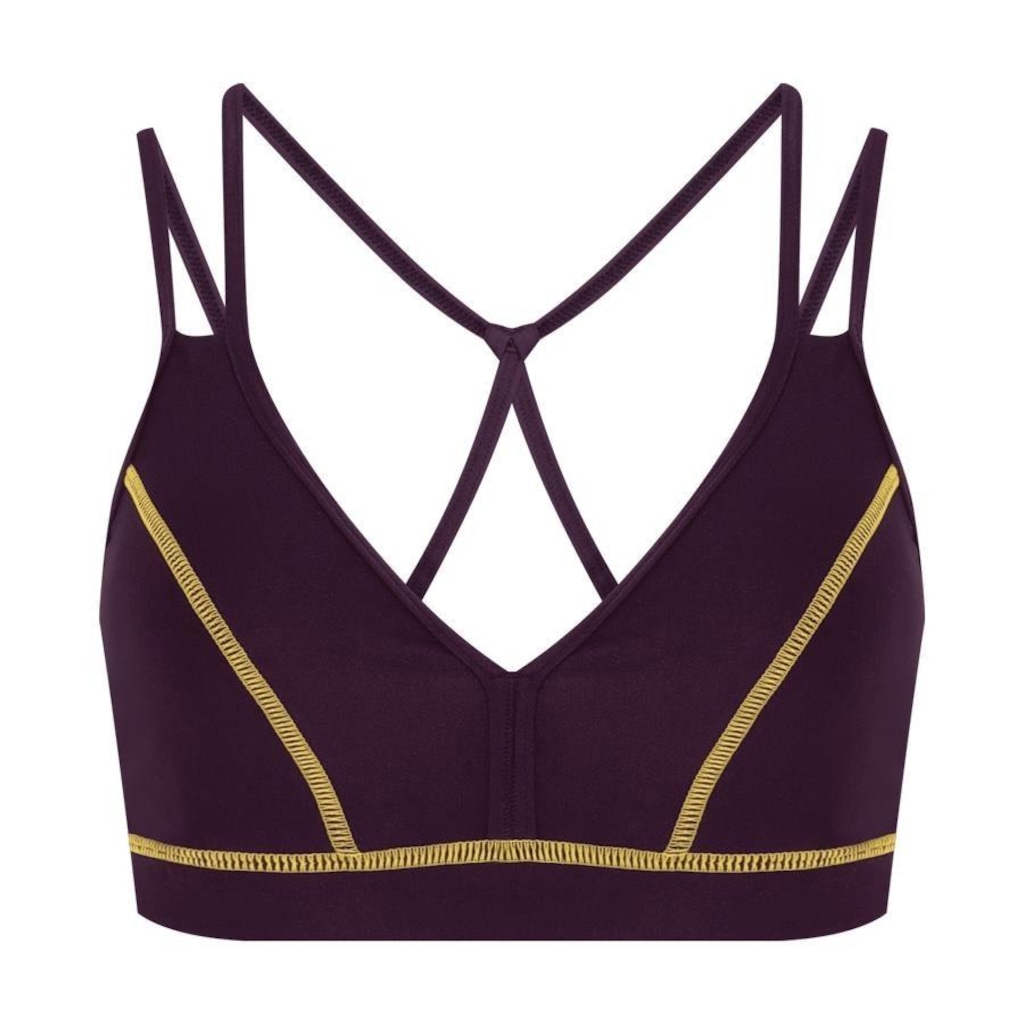 Top Bodyforsure Alça Cruzada Liso Light - Feminino