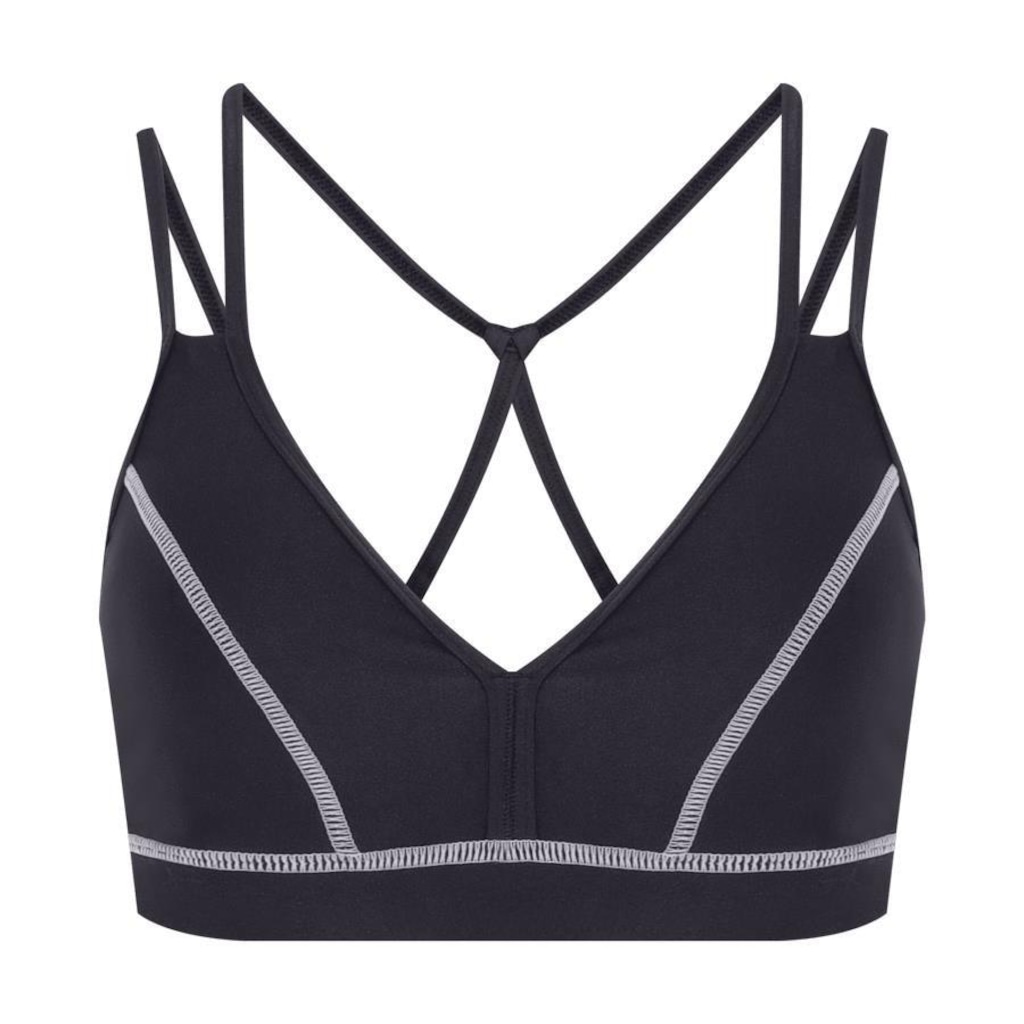 Top Bodyforsure Alça Cruzada Liso Light - Feminino