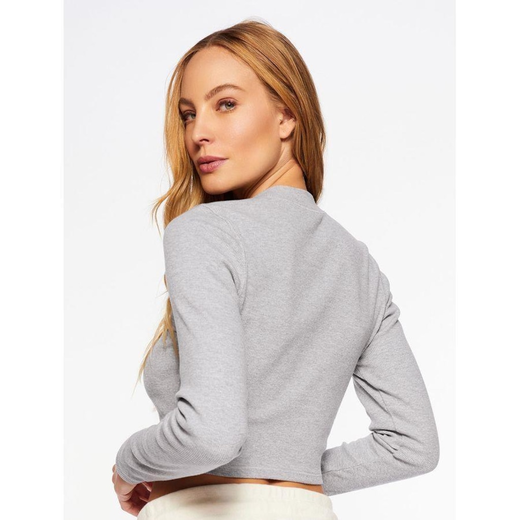 Imagem 2 do produto Blusa Cropped Bodyforsure Manga Longa Unique - Feminina