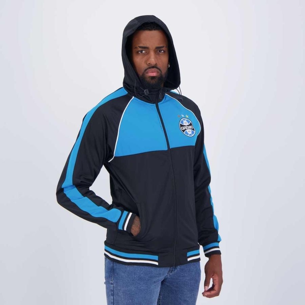 Imagem 2 do produto Jaqueta com Capuz do Grêmio Trilobal - Masculina