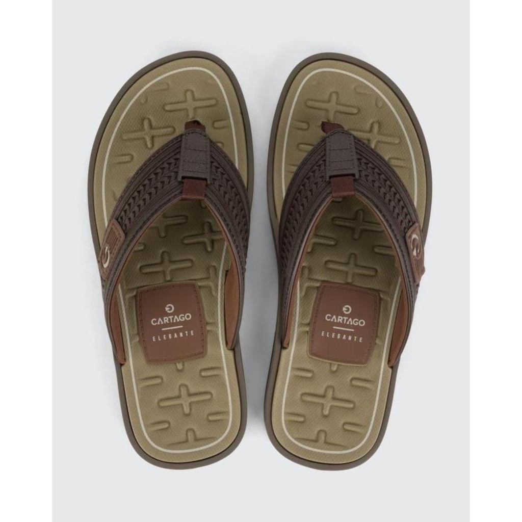 Chinelo de Dedo Lyon Cartago - Masculino - Foto 1