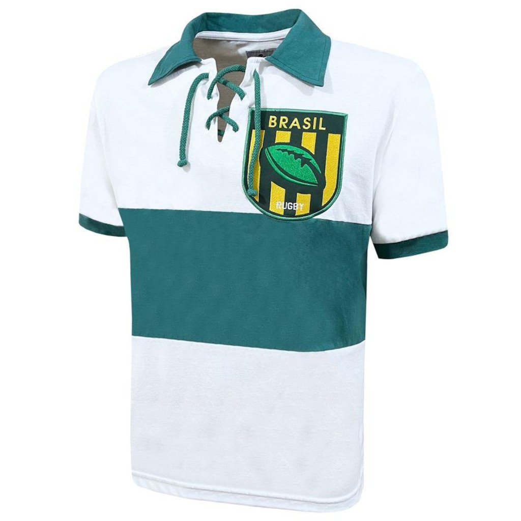Imagem 2 do produto BRASIL RUGBY BRANCO - Liga Retro - Masculino
