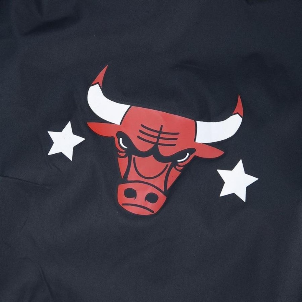 Imagem 3 do produto Jaqueta Corta Vento New Era Chicago Bulls Hiphop - Masculina
