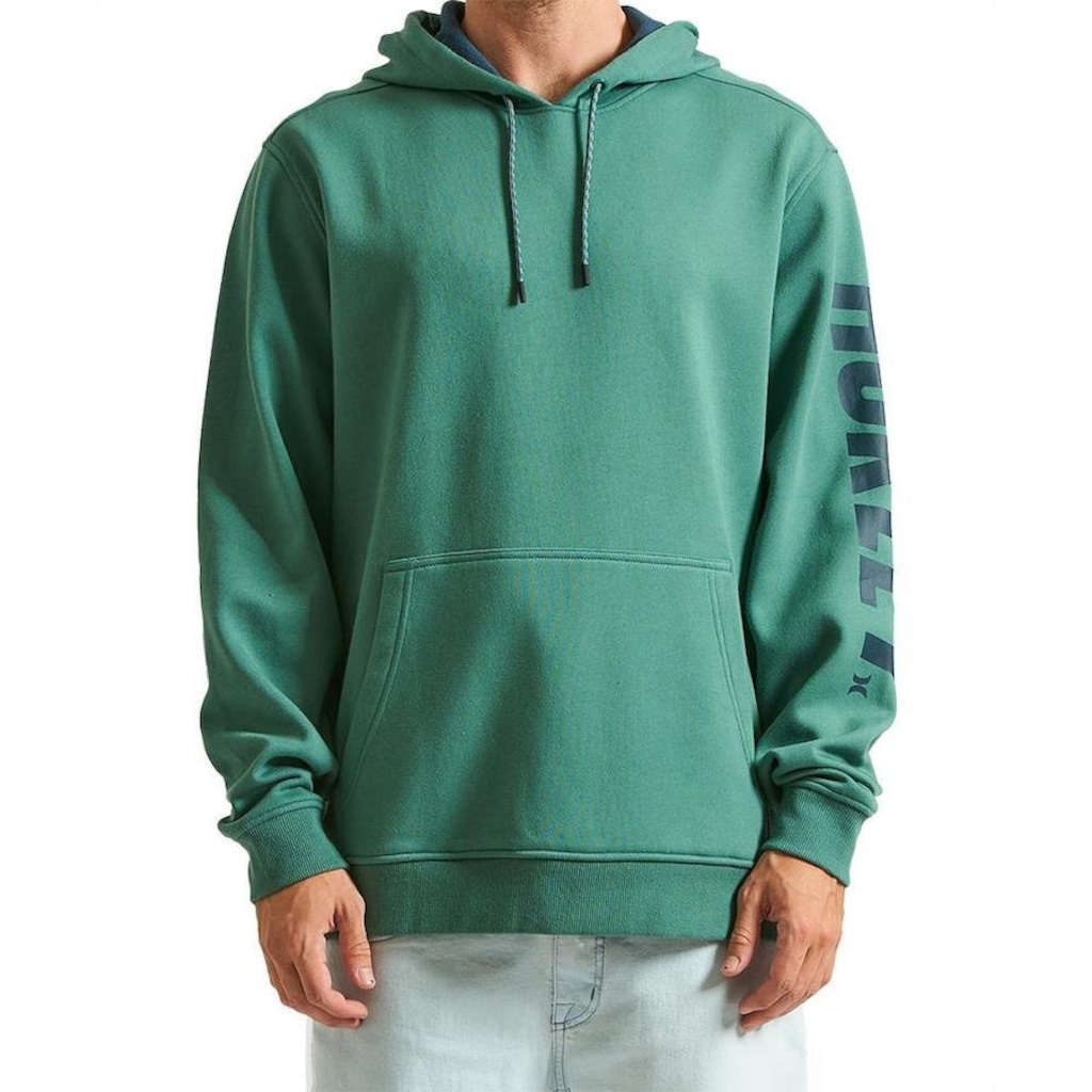 Blusão de Moletom Hurley Canguru Acadia Heat Fleece - Masculino