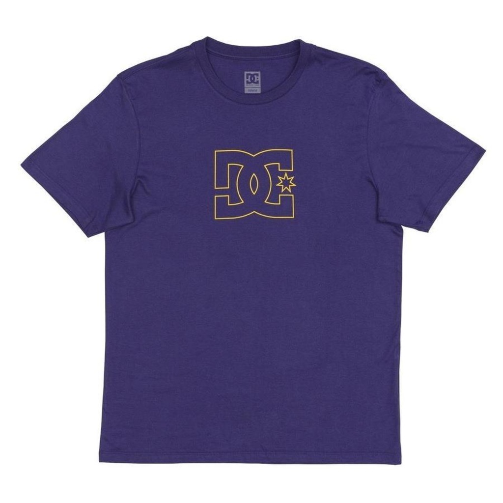 Imagem 3 do produto Camiseta Dc Shoes Dc Star Outine Wt24 Masculina Roxo