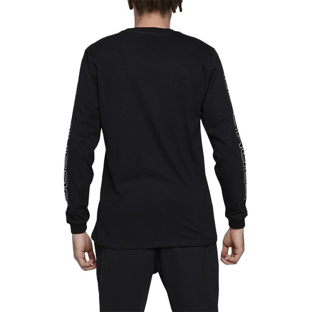 Imagem 2 do produto Camiseta Dc Shoes Manga Longa Static Outine Star Wt24 Preto