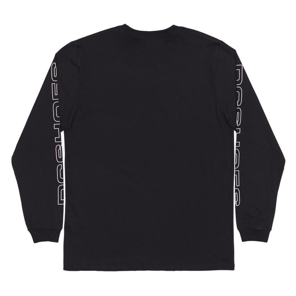 Imagem 5 do produto Camiseta Dc Shoes Manga Longa Static Outine Star Wt24 Preto