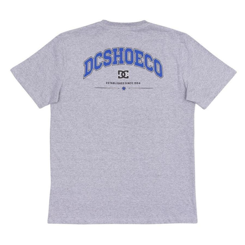 Imagem 4 do produto Camiseta Dc Shoes Orientation Wt24 Masculina Cinza Mescla