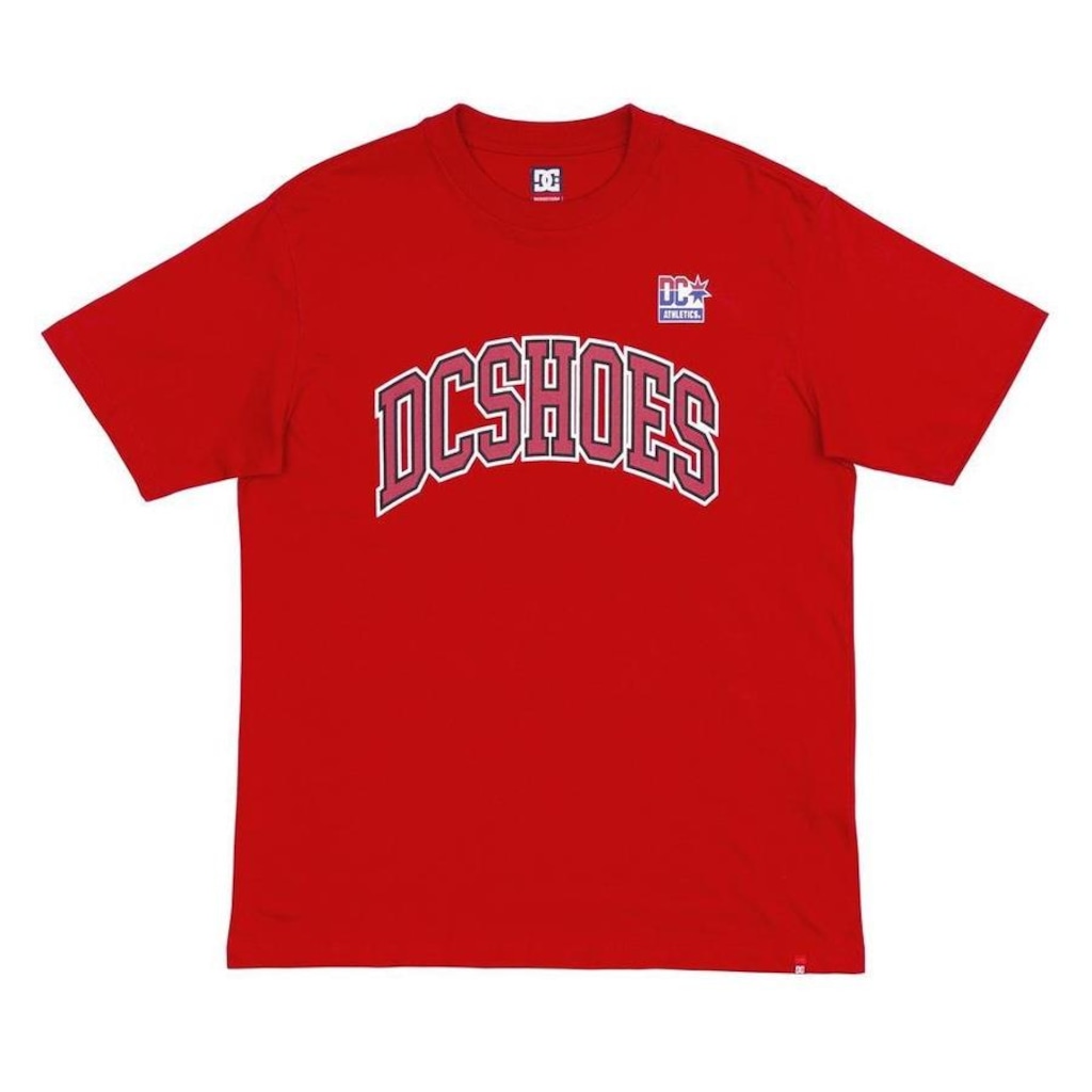 Imagem 3 do produto Camiseta Dc Shoes Showtime Wt24 Masculina Vermelho