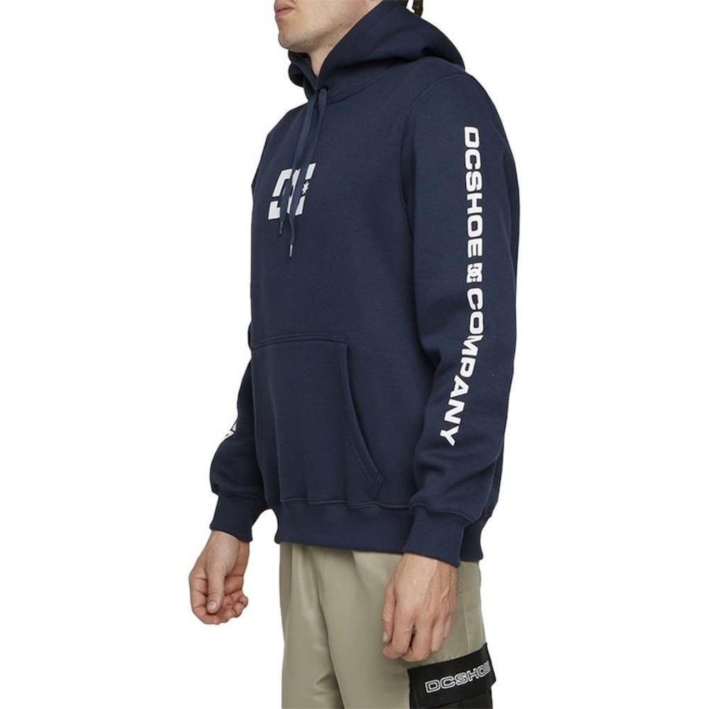 Imagem 3 do produto Blusão de Moletom com Capuz Dc Shoes Dcshoecousa Sleeve - Masculino