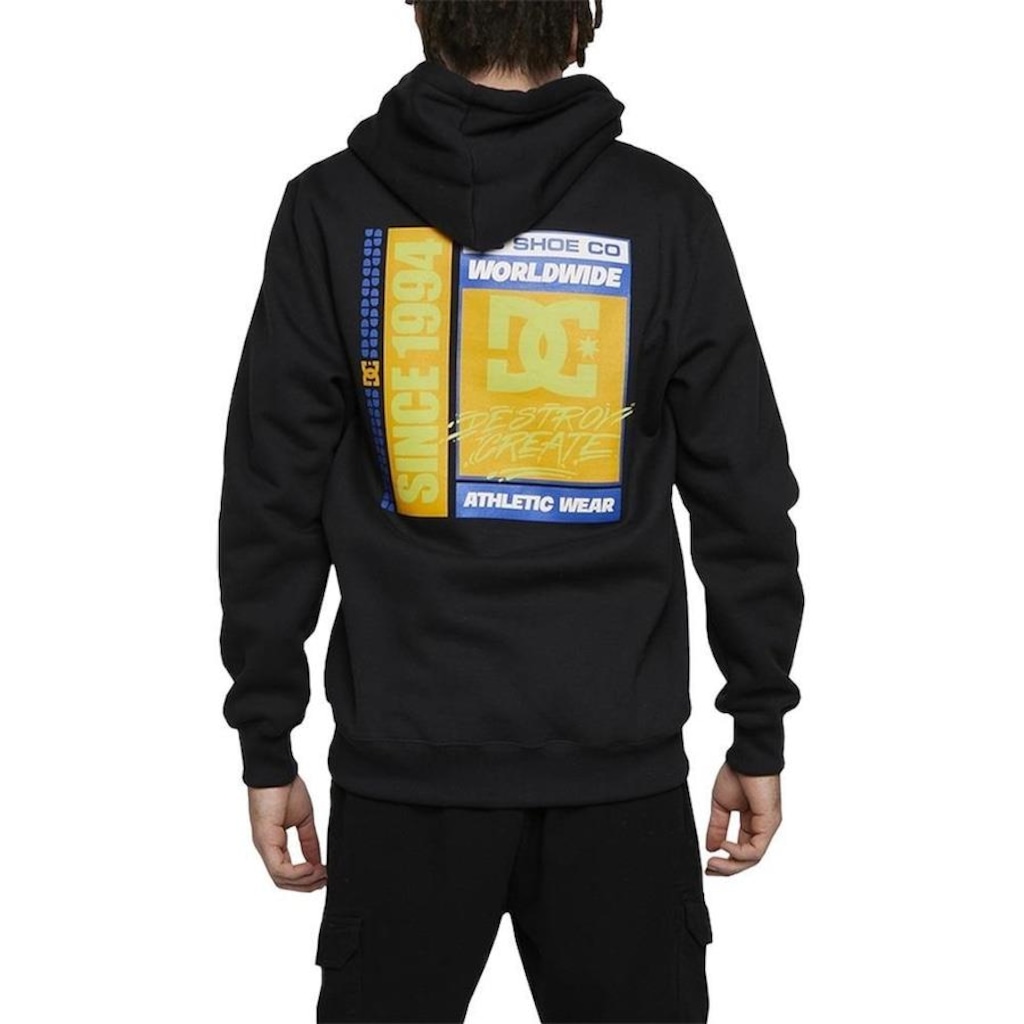 Imagem 2 do produto Blusão de Moletom com Capuz Dc Shoes Canguru Flyer - Masculino
